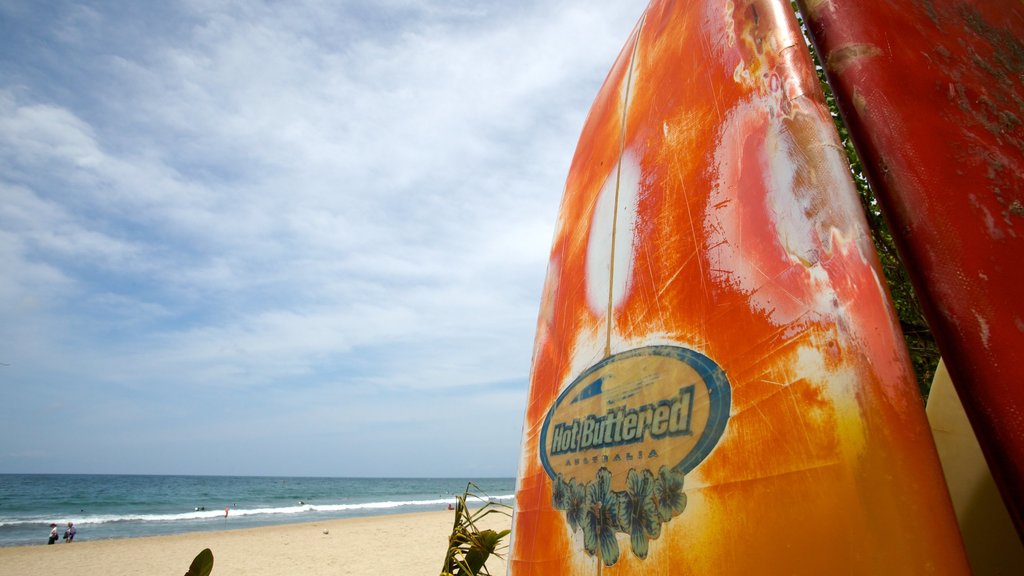 Kuta showing a sandy beach