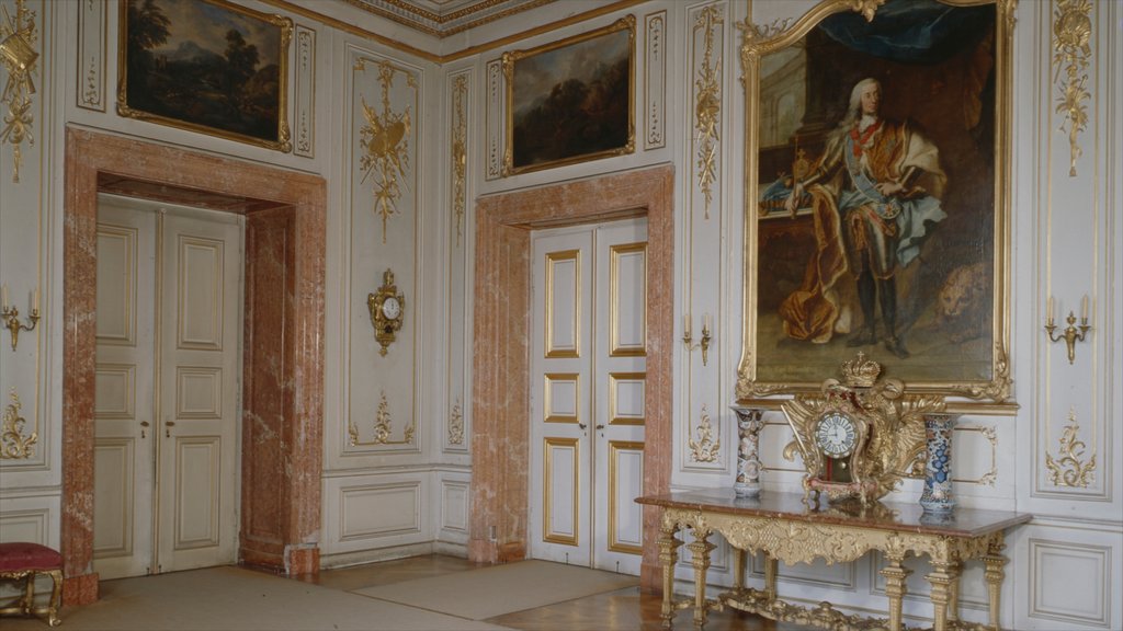 Nymphenburg Palace showing interior views, heritage architecture and a castle