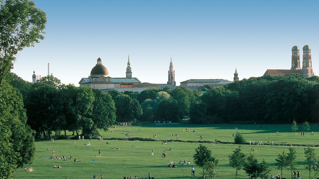 Englischer Garten toont een park