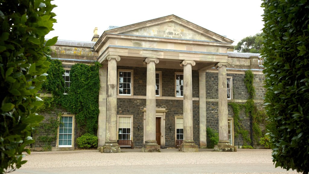 Mount Stewart House and Gardens featuring heritage architecture and a house