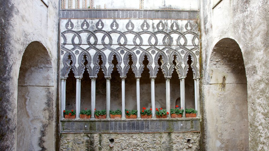 Villa Rufolo showing interior views and heritage architecture