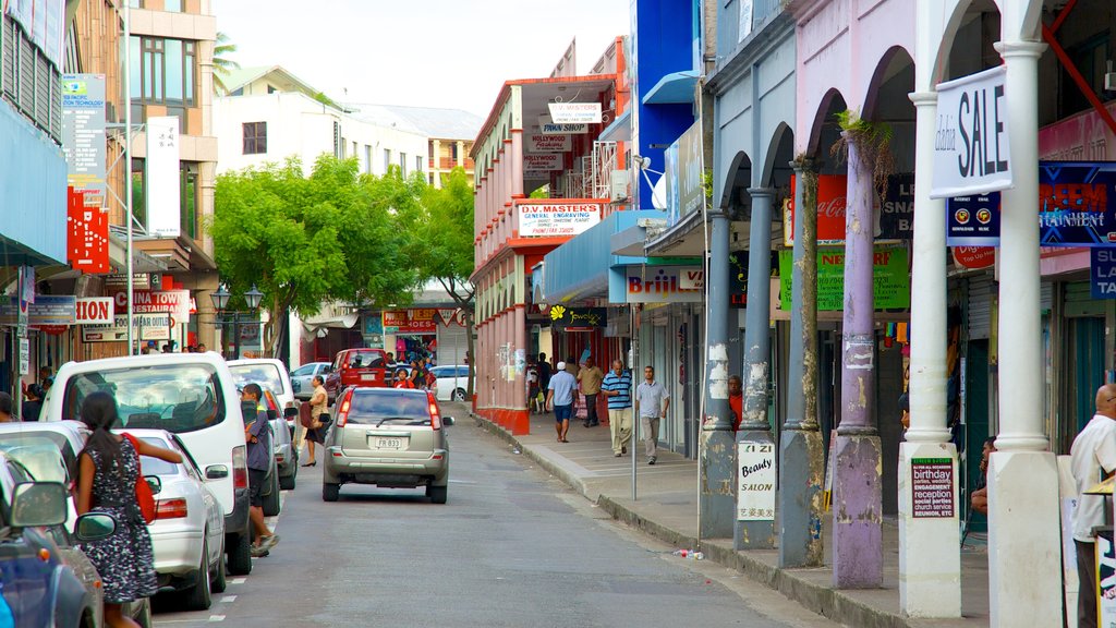 Suva que incluye imágenes de calles