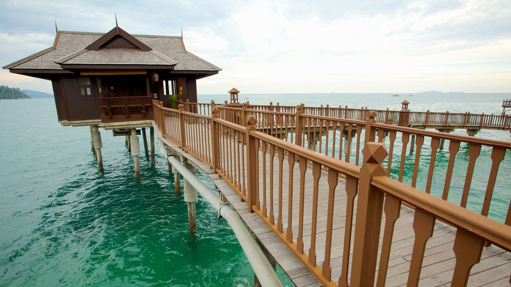 Pangkor Laut which includes general coastal views and a luxury hotel or resort