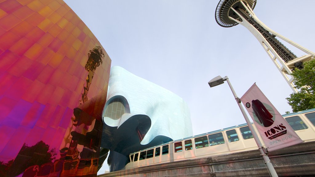 Seattle Center which includes modern architecture