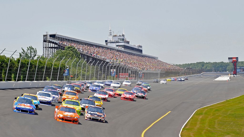 Poconos montrant un événement sportif