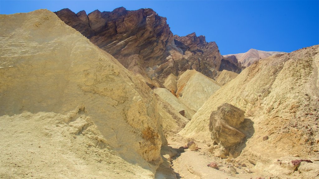 Golden Canyon showing a gorge or canyon