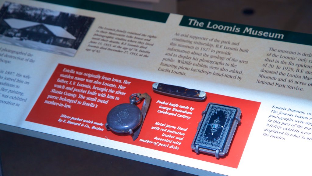 Loomis Museum featuring signage