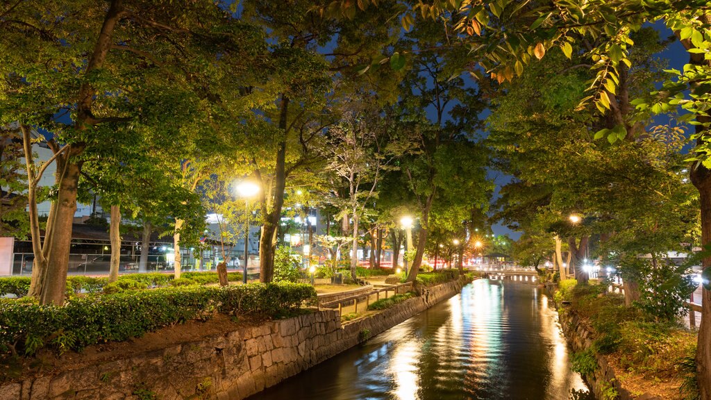 Japan featuring a river or creek and night scenes