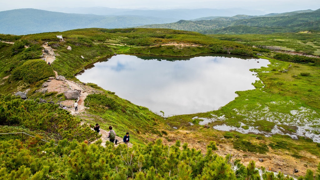 Parque Nacional de Daisetsuzan mostrando escalada ou caminhada, paisagem e cenas tranquilas