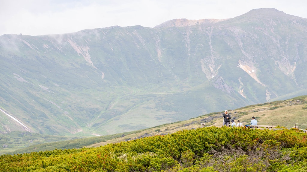 Parque Nacional Daisetsuzan ofreciendo vistas de paisajes, senderismo o caminata y escenas tranquilas