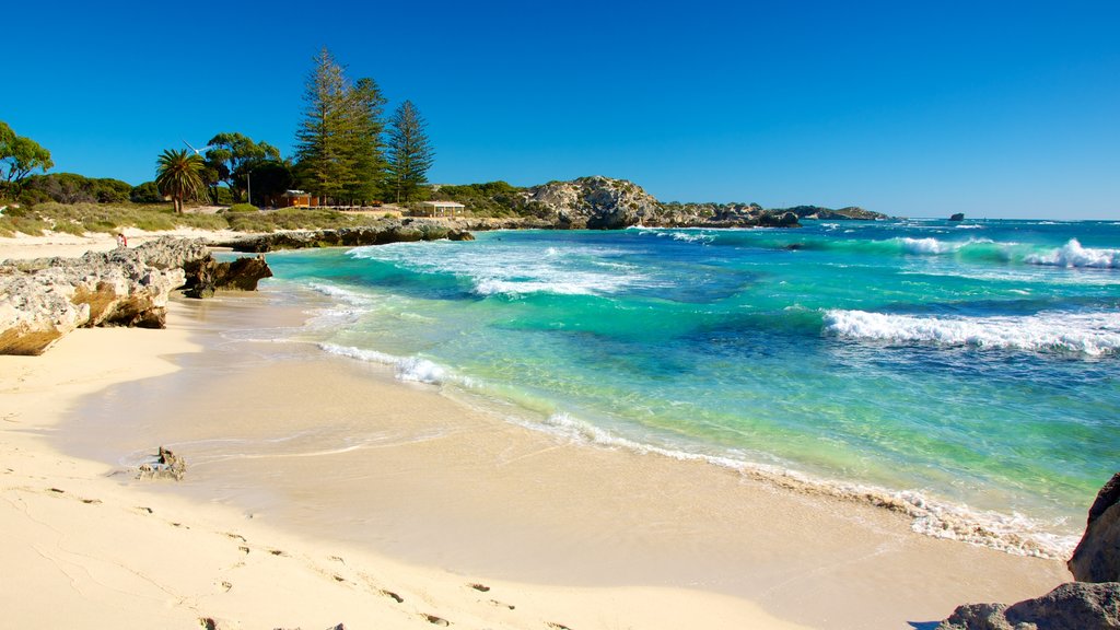 Perth montrant plage de sable