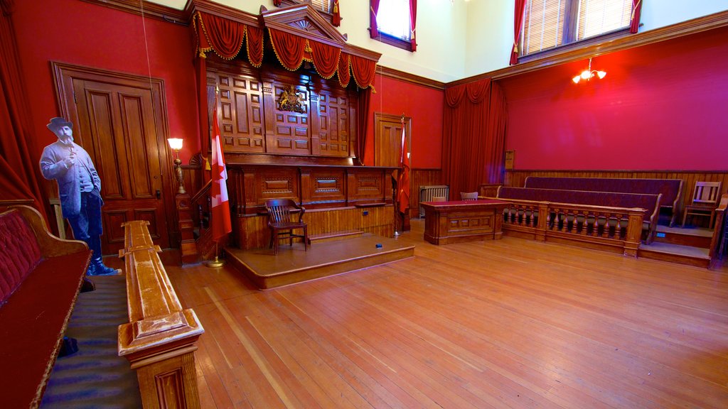 Maritime Museum of British Columbia showing interior views and heritage elements