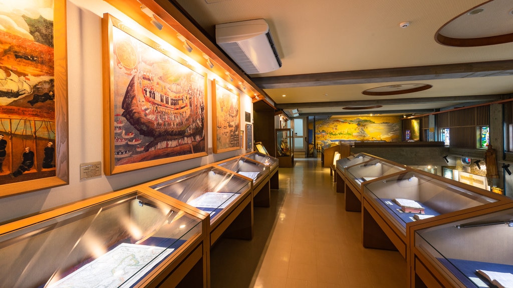 Twenty-Six Martyrs Museum and Monument showing interior views and art