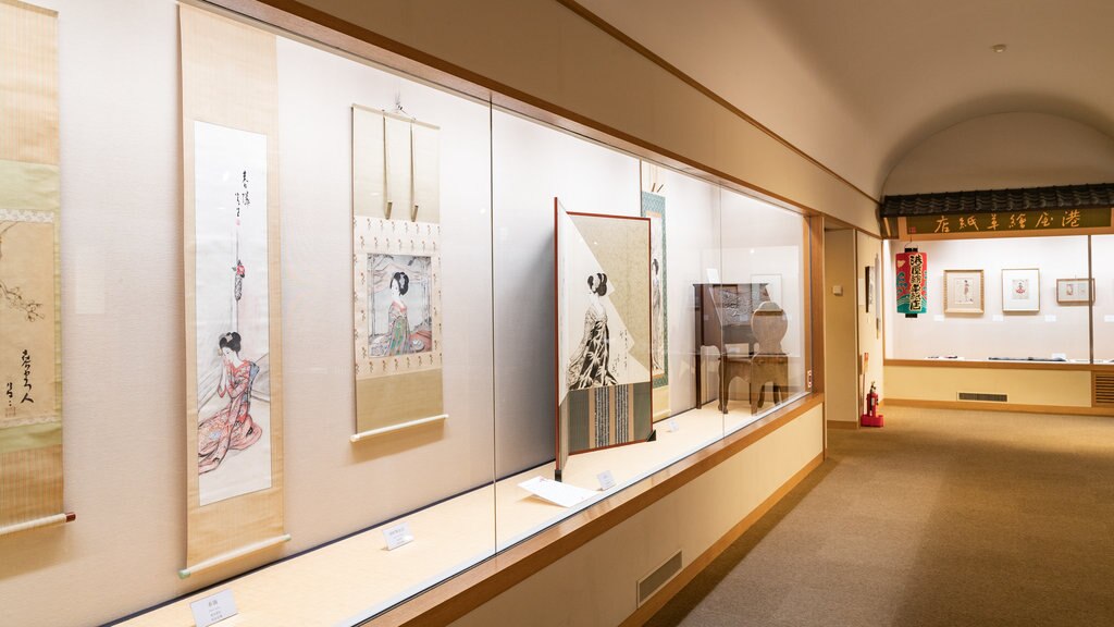 Yumeji Art Museum featuring interior views, heritage elements and art