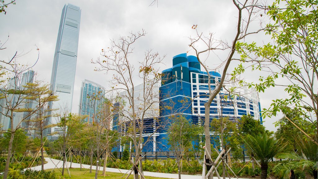 Kowloon West Promenade featuring a high-rise building