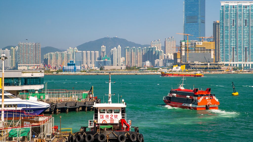 Hong Kong SAR which includes a ferry and a bay or harbour