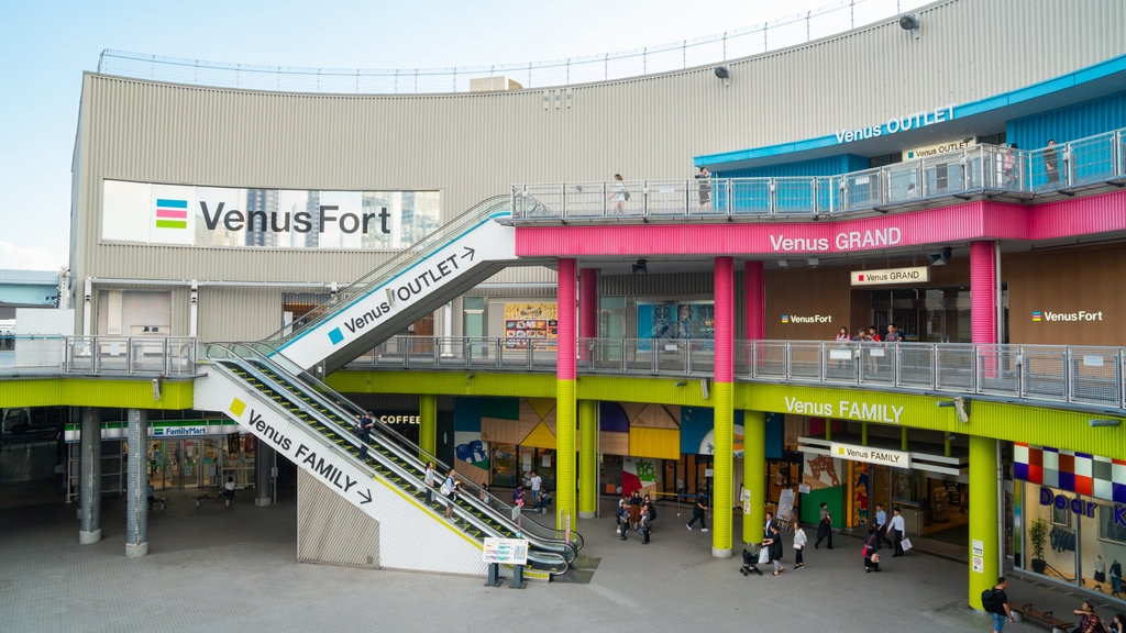 Venus Fort which includes signage