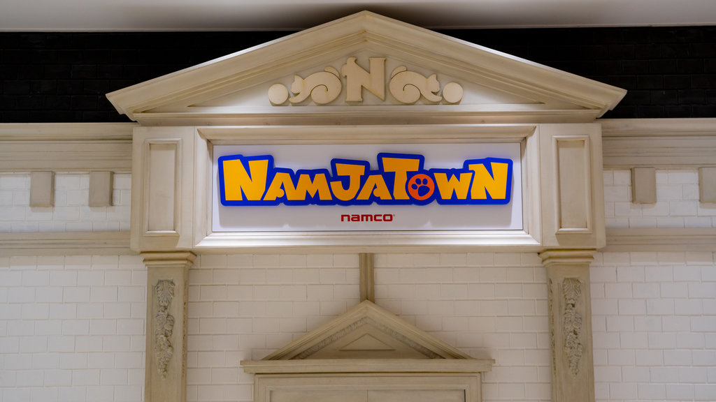 Namco Namja Town featuring signage