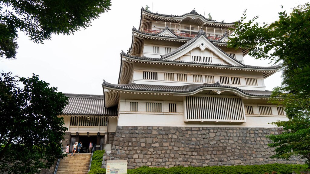 Chiba Castle featuring heritage architecture