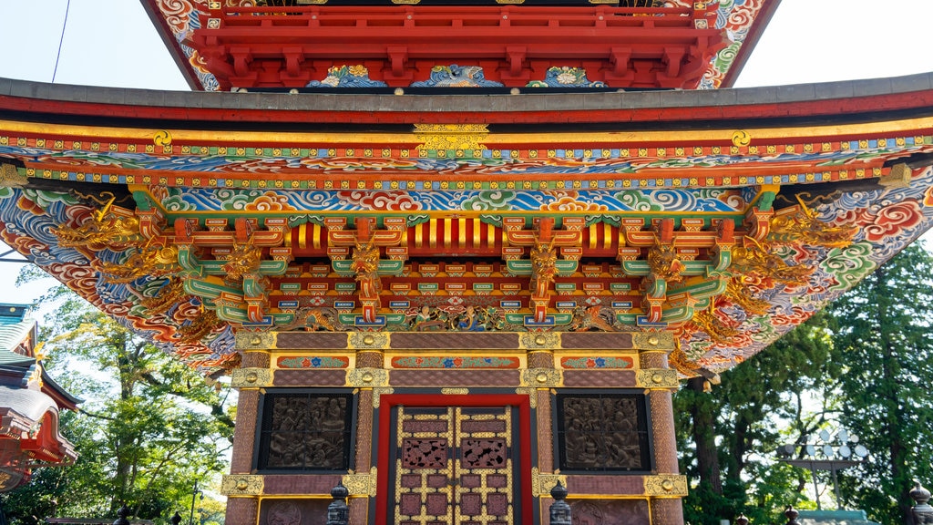 Centro de información turística de Narita que incluye elementos del patrimonio