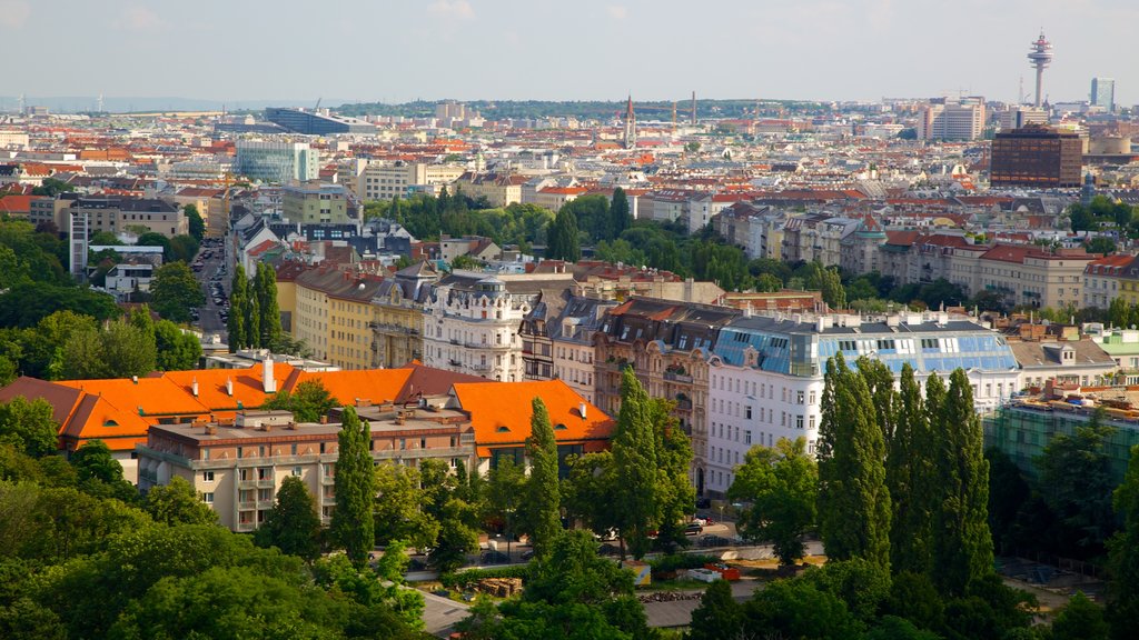 Wiener Prater featuring a city