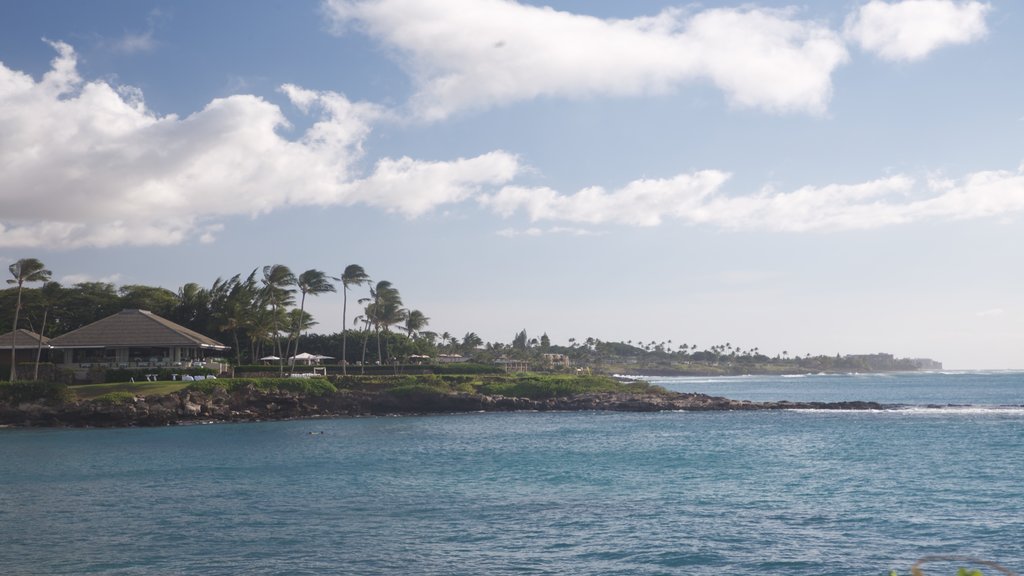 Kapalua ofreciendo vistas generales de la costa