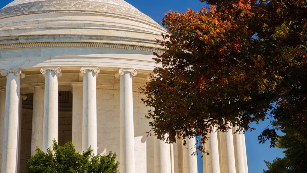 Jefferson Memorial caracterizando arquitetura de patrimônio