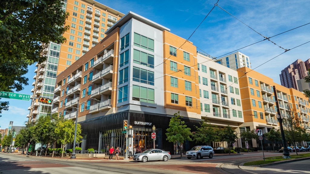 McKinney Avenue ofreciendo una ciudad