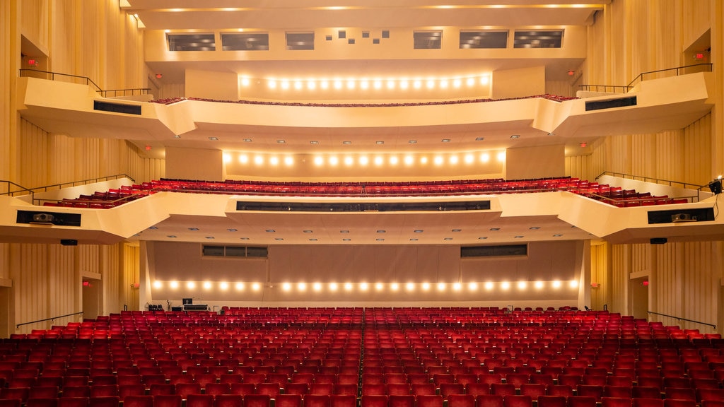 Atlanta Symphony Hall featuring theater scenes and interior views