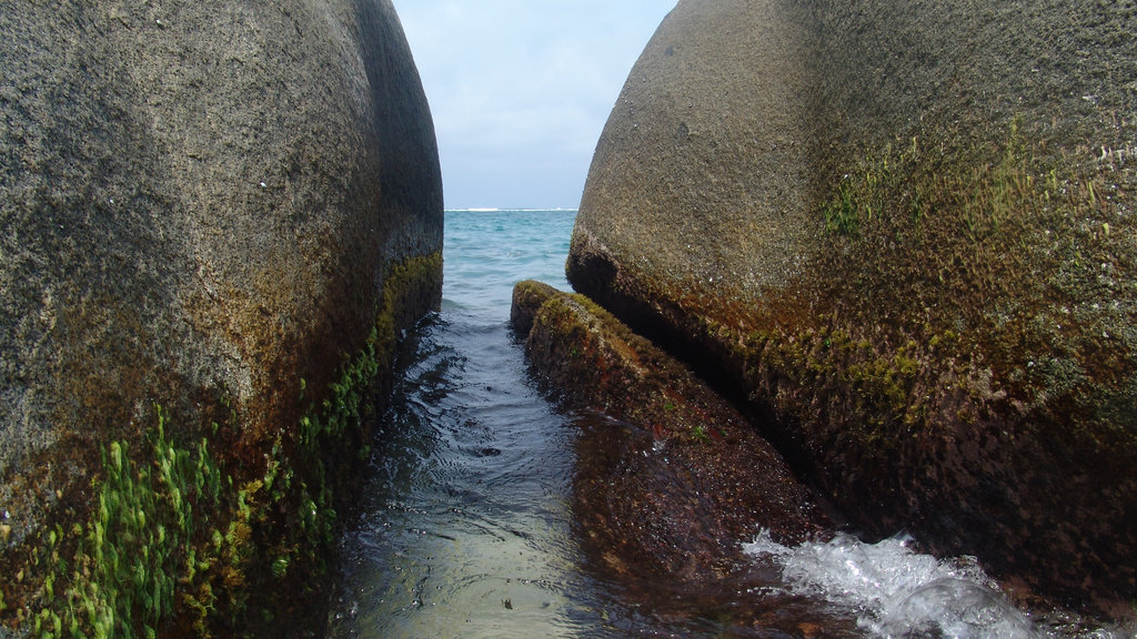 Tayrona National Natural Park featuring rocky coastline and general coastal views