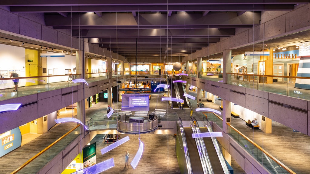 Museum of Science featuring interior views