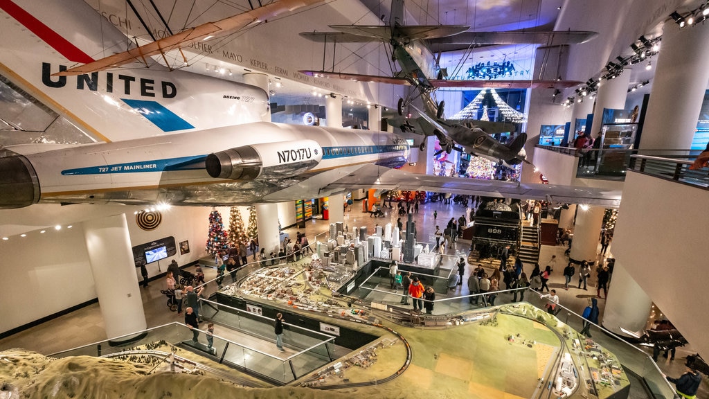 Chicago Museum of Science and Industry showing interior views