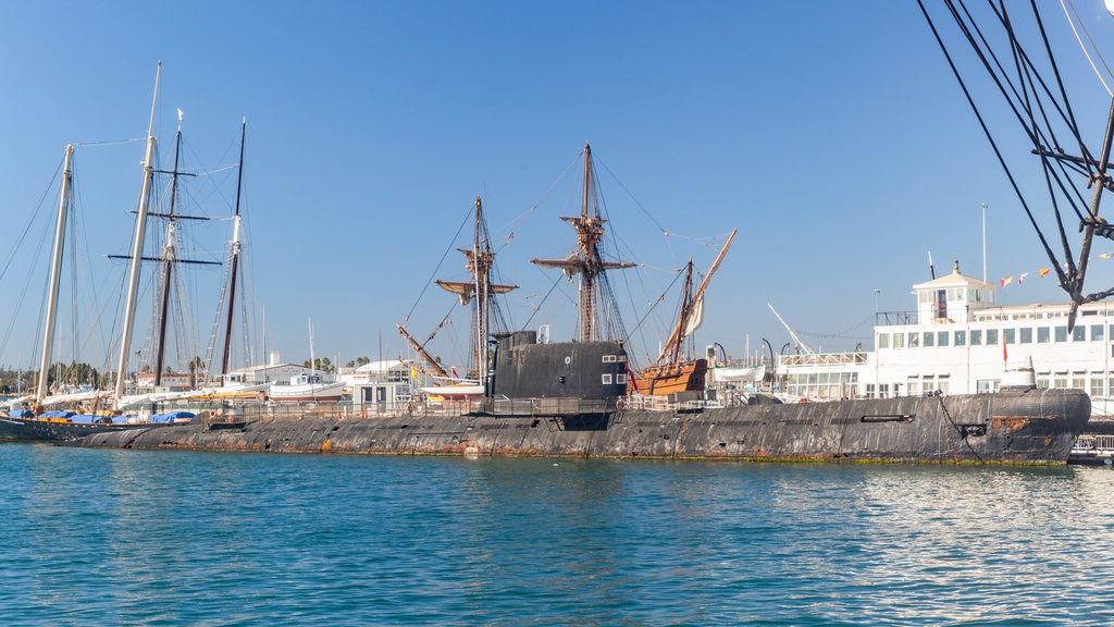 Maritime Museum of San Diego featuring a bay or harbour