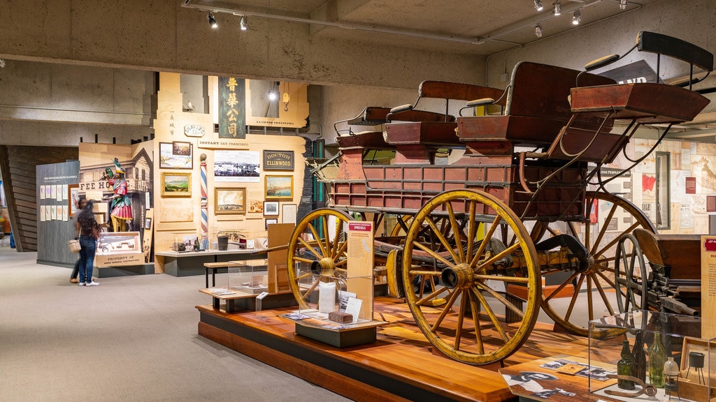 Oakland Museum of California featuring interior views and heritage elements