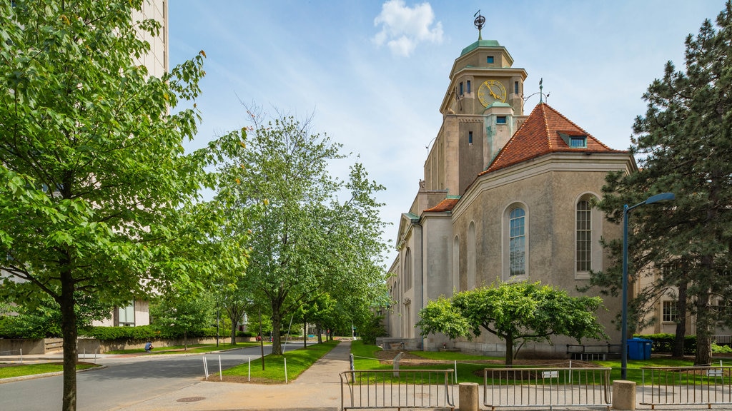 Cambridge featuring a church or cathedral and heritage architecture