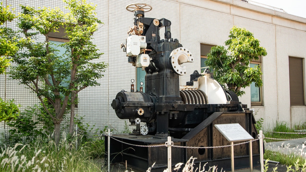 Meriken Park which includes heritage elements