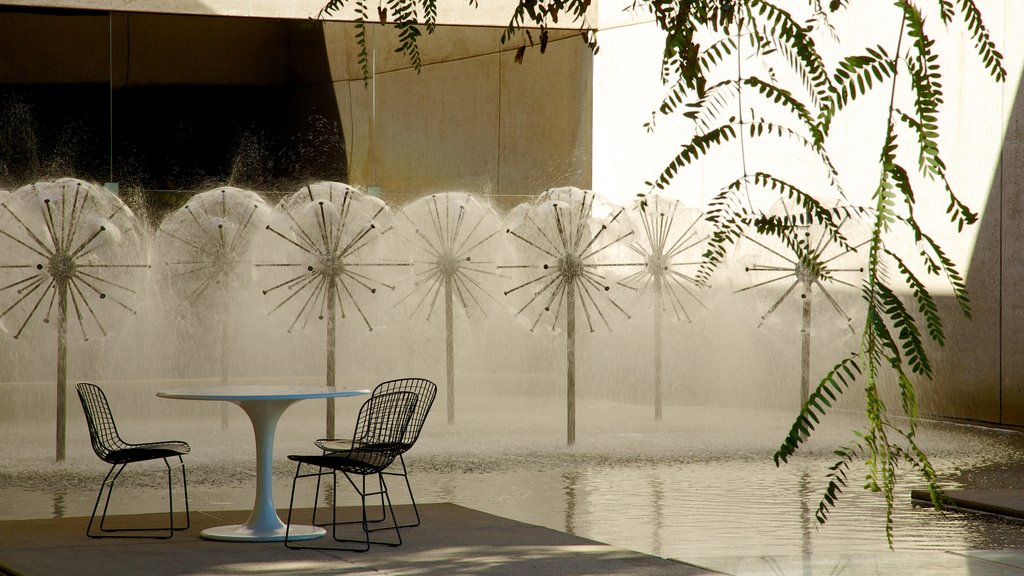 Queensland Art Gallery showing a fountain