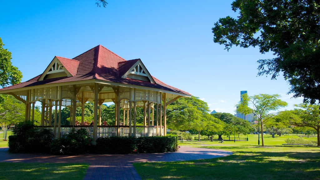 New Farm Park showing a garden