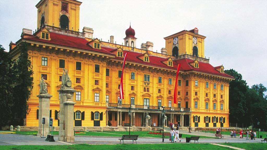 Eisenstadt featuring a castle, a city and heritage architecture