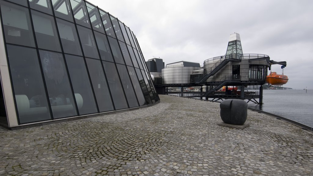 Norwegian Petroleum Museum showing modern architecture