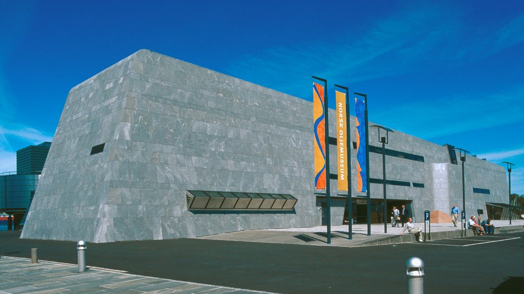 Norwegian Petroleum Museum showing modern architecture