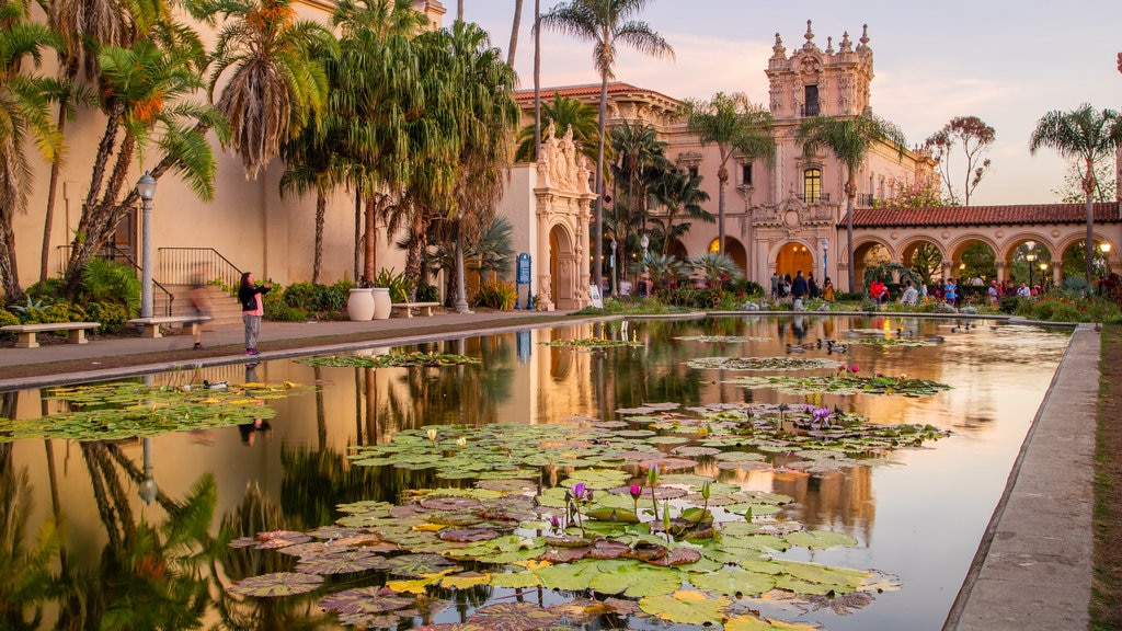 Southern California showing a pond