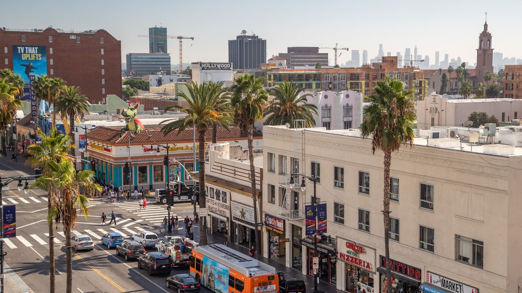 Hollywood Walk of Fame featuring a city and landscape views