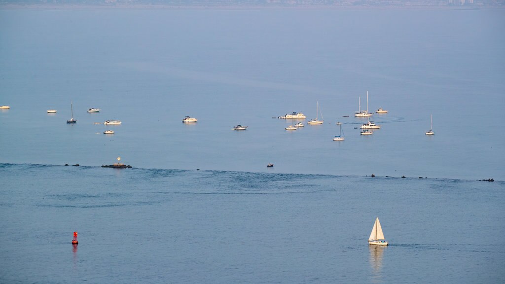 Cabrillo National Monument showing general coastal views and sailing