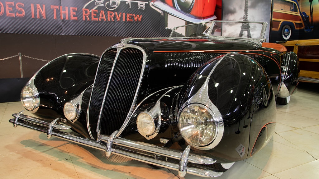 San Diego Automotive Museum showing heritage elements and interior views