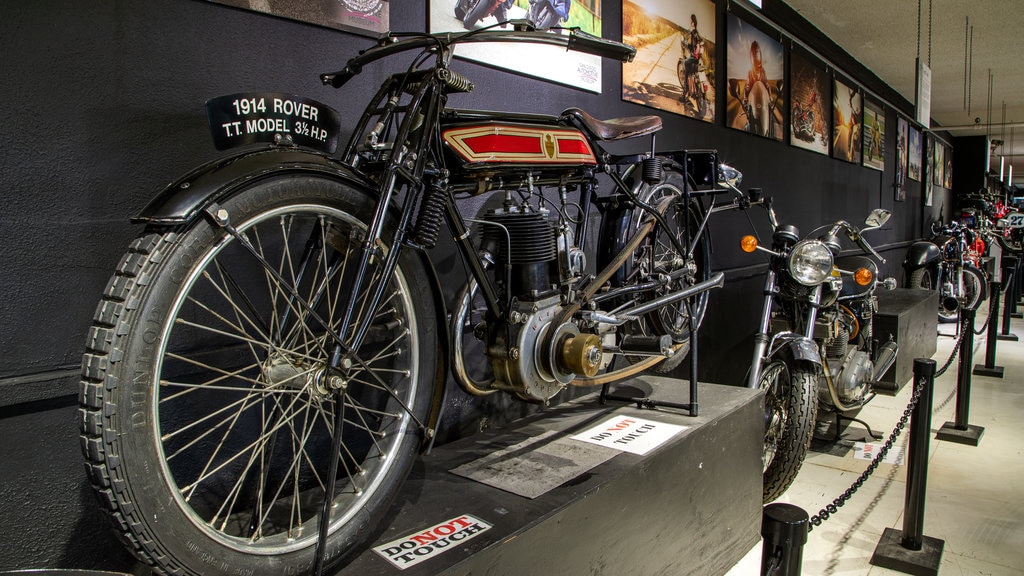 San Diego Automotive Museum featuring interior views and heritage elements