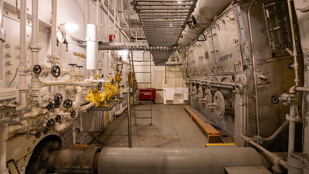 Maritime Museum of San Diego showing interior views