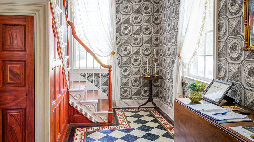 Calvin B. Taylor House Museum showing a house and interior views