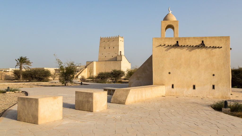 Barzan Towers which includes heritage architecture