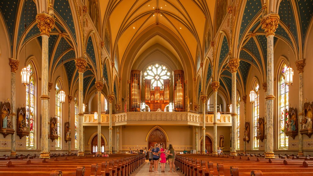 Cathedral of Saint John the Baptist featuring interior views, heritage elements and a church or cathedral